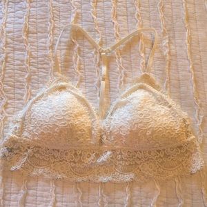 Aerie White Pace Bralette